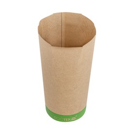 Restaurantware-Sustain 20 Ounce Charcuterie Cups, 100 Disposable French Fry Holders - No-Grease Lining, Durable, Kraft Paper Snack Cups, For Birthday Parties, Events, Weddings, Buffets And More