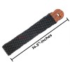 IndoMode Black Color Handcrafted Coconut Shell Elongated Beads Elastic BALI