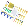 36Pcs Graffiti Tool Roller Sponge Brush Kit Stamps Antifouling Clothes