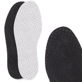 SULPO Sweat Insoles for Shoes - Thin Activated Carbon Insoles - Breathable - Against Sweat Feet - Odour Absorbing - for Work Shoes, Sports Shoes, Running Work 39
