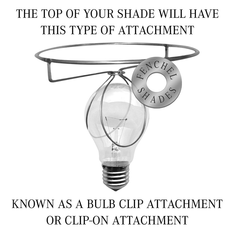 FenchelShades.com Lampshade 4" Top Diameter x 5.5" Bottom Diameter x