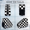 Bzocm Checkered Skate Bag For Ice Roller Inline Skates With