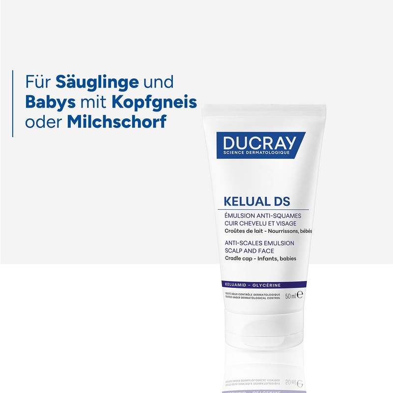Ducray KELUAL Anti-Milk Scab Emulsion for Babies and Toddlers, Effective