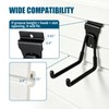 Dmprosel 34PCS Slatwall Accessories Set: Baskets, Hooks Set, Screw Bins