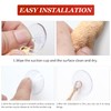 Litoexpe 10 Pieces Clear Suction Cups Without Hooks Without Holes,