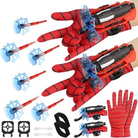 LUHI 2PCS Hero Launcher,Hero Launcher,Lanzador de arañas,Lanza telarañas,Los Juguetes catapulta con Ventosa Son un estupendo Regalo de cumpleaños y Na