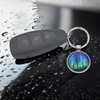 Promotech Sky Polar Light Keychain - Flat Keychain Made of