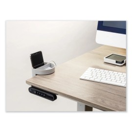 deflecto 400001 Two Sections Standing Desk Small Desk Organizer - Gray New
