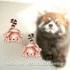 DAYLINLOVE Red Panda Stud Earrings 925 Sterling Silver Rose Gold