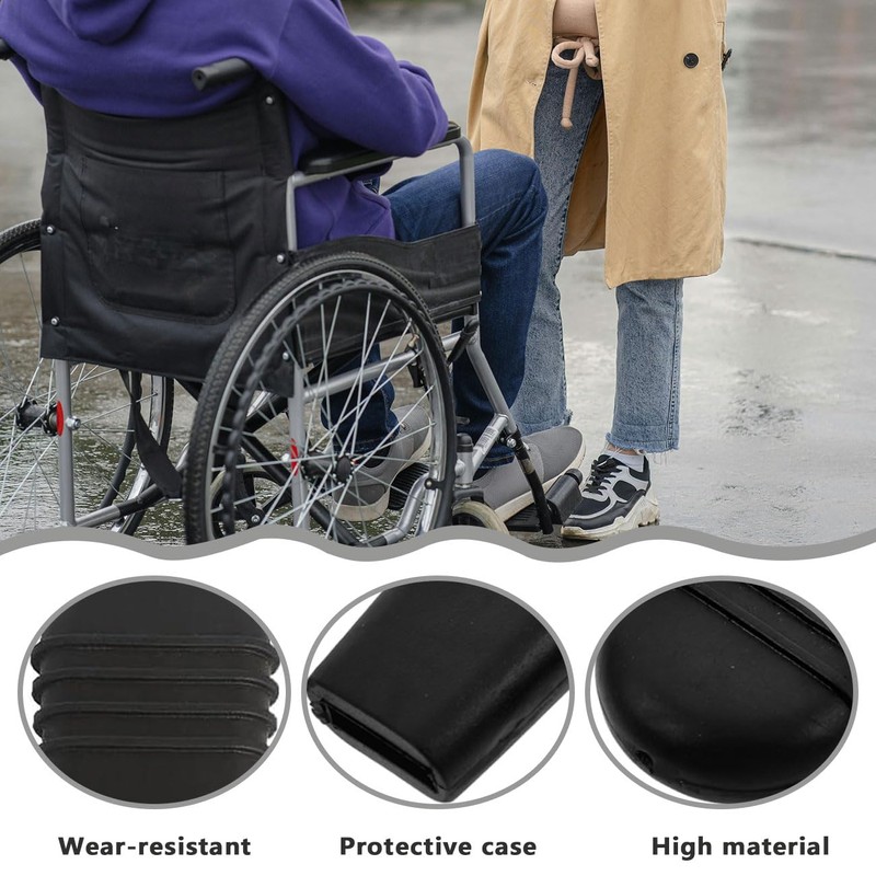DWJSYXEI Wheelchair Brake Handle Cover Replacement, Wheelchair Roller Walker Accessory,