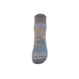 FLOKY Purity Yoga Socks with Lace All Around - Suitable for Activities without Shoes such as Yoga, Power Yoga and Ashtanga - Non-Slip Socks Made in Italy - Size S - Anthracite