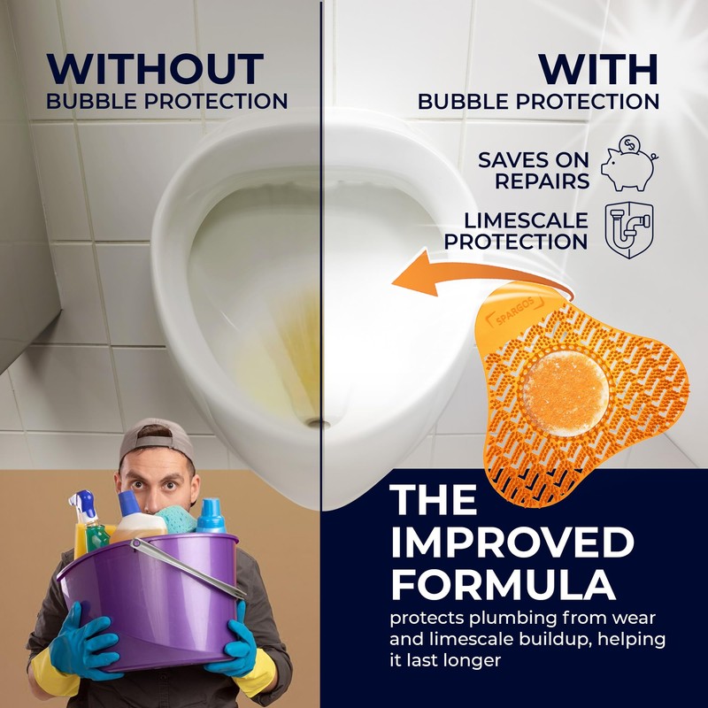 Urinal Screen Deodorizer 24 Pack - Urinal Cakes Fresh 3D