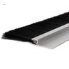 Two Pieces Door Bottom Sweep Silver Color Aluminum Alloy Extra
