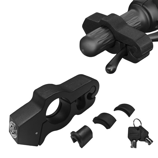KVAEY Motorcycle Anti Theft Lock, Heavy Duty Adjustable Bike Handlebar