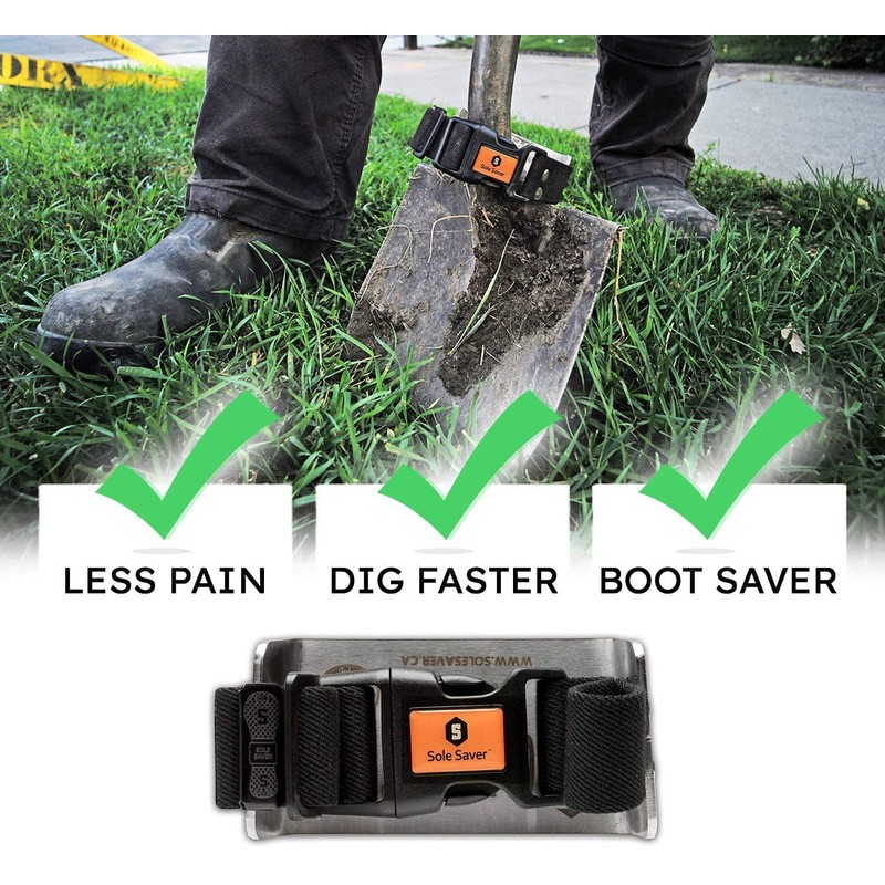 Sole Saver, Safety Foot wear Tool, Boot Protector, Shovel Accessory,