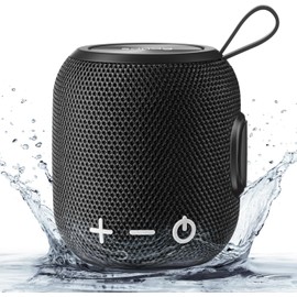 SANAG M7 Bluetooth Speaker Portable Powerful IPX7 Waterproof Bluetooth 5.0 TWS Wireless 1800mAh 24 Hours Playback 360° Stereo Audio for Home Outdoor Black