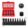 ACEBON Triple Square Spline Bit Socket Set, 10-Piece M4 -