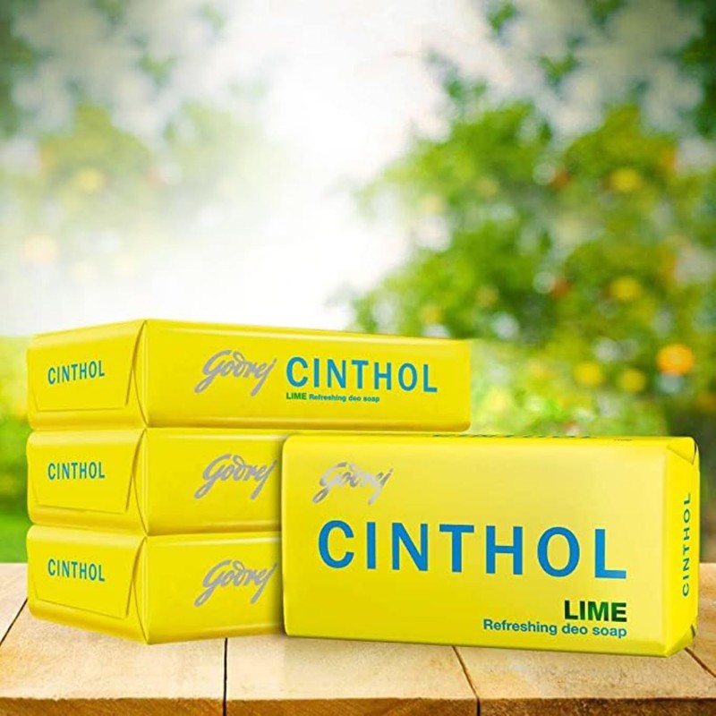 Cinthol Lime Soap, 75g (Pack of 4)