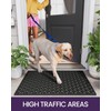 DEXI Front Door Mat Outside Entrance Rubber 19x30, Welcome Floor