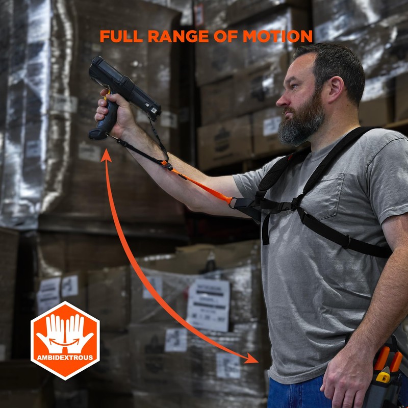 Ergodyne Squids 3142 Padded Shoulder Barcode Scanner Harness with Attachment