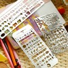 5pcs Various Pattern Rulers Durable Useful Albums Scrapbook DIY Painting