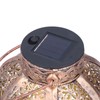 Solar Hollow Light Waterproof Retro Style Solar Landscape Hollow Lantern