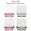MOMUSE Organic Reusable Nursing Pads, Pack of 12, Soft 4-Layer