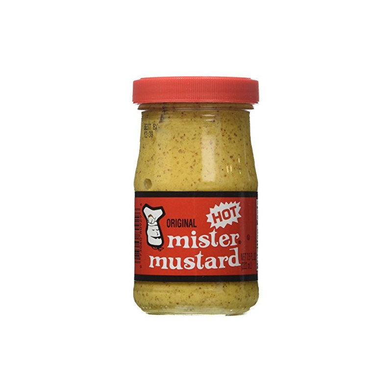 Mister Mustard Original Mustard, 7.5 Ounce, Pack of 6