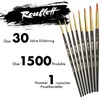 Roubloff Professional Kolinsky Imitation Brush Set, 8 Round Synthetic Brushes