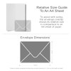 Pack of 25 Colorplan Cool Blue 133mm x 184mm Gummed