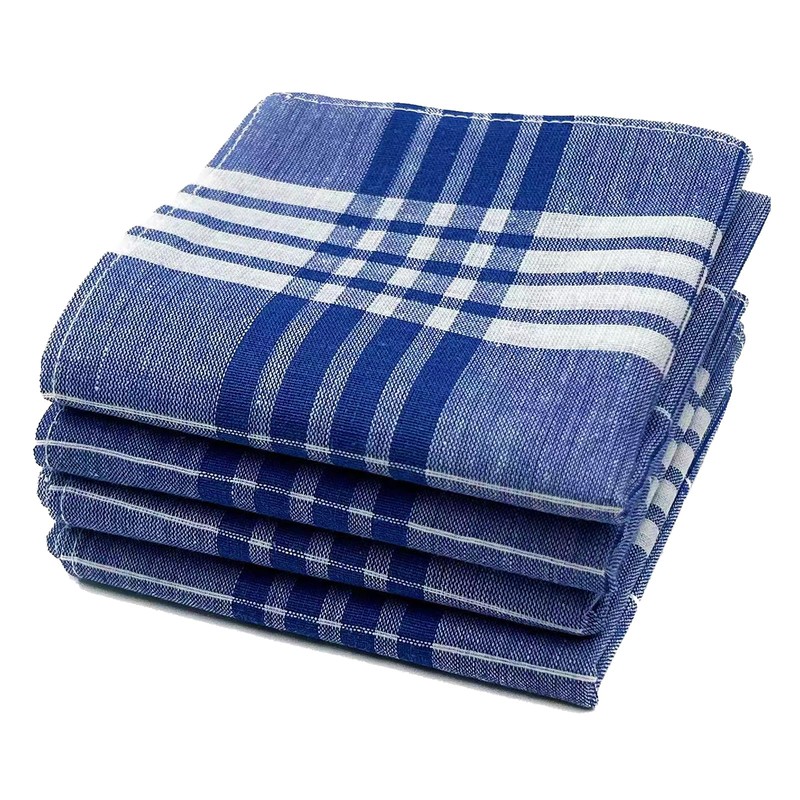 JukLoos Men's Handkerchiefs 100% Cotton Fabric Handkerchiefs 40 x 40