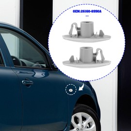 YINETTECH 2x Side Indicator Light 26160-8990A Compatible with Nissan Micra Qashqai Note Leaf Cube Repeater Light Lens