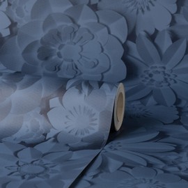 Fine Decor UK Dimensions Floral Blue