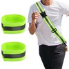 Reflective Shoulder Strap & 2pcs Reflective Wristband, Reflective Running Wrist