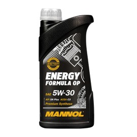 Energy Formula OP 5W-30 Motor Oil by MANNOL - 7701 Premium Synthetic Engine Oil for OPEL and GM Vehicles, Car Oil, 1L