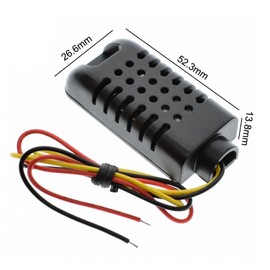 Oiieco 1Pcs DHT21/AM2301 Capacitive Digital Temperature Humidity Sensor Module, ABS Compact Temp Resistance Humidity Monitor Transducer Replaces SHT10 SHT11
