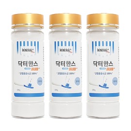 Dr. Hans High Heat Molten Salt Mineral Plus Toothbrushing Salt 130g, 3 pieces / 닥터한스 고열용융소금 미네랄플러스 양치소금 130g, 3개