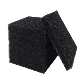 Pack of 8 Aquarium Filter Sponge, Aquarium Filter Sponge, Aquarium Activated Carbon Sponges, High Density Biochemical Cotton for Freshwater and Saltwater Aquariums, 95 x 95 x 25 mm, 10PPI, Suitable