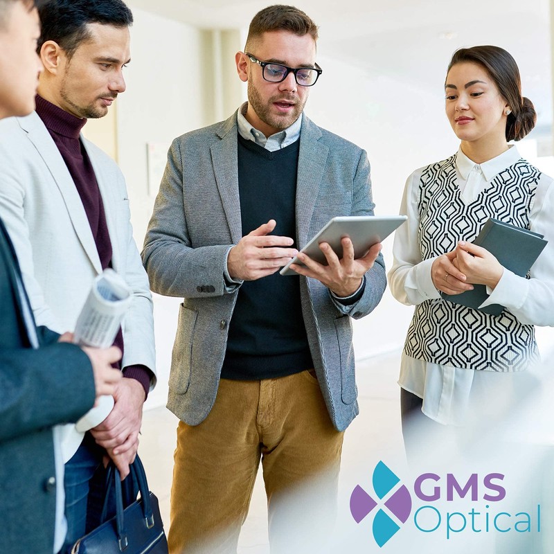 GMS Optical Silicone Anti-Slip Temple Tips, Comfortable Ear Hooks for