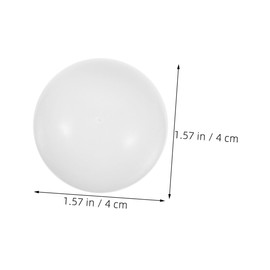 Mipcase 100pcs Pingpong Party Table Tennis Balls for Outdoor Use Outdoor Tennis Game Ball White Plastic