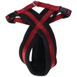 Trixie Premium Harness with Fleece Padding, Red, S–M: 40–70 cm/20 mm