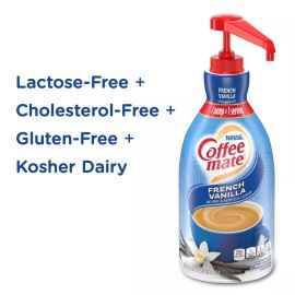 Unbranded Nestle Coffee mate French Vanilla Creamer Pump Bottle Non-Dairy 50.7oz Pack of 2