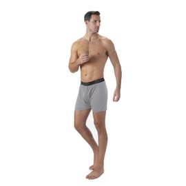 Chill Boys Performance Boxers 3 Pack Men's Underwear Cool Breathable Mens Boxers. Moisture Wicking Underwear. Comfortable Boxer Shorts (2XL Grey)