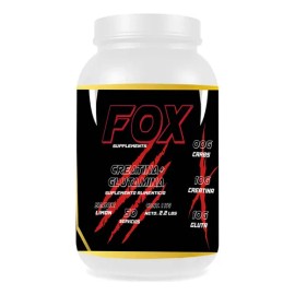 Suplemento Creatina + Glutamina Fox Pre Entreno 1kg 50servis
