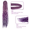 DE Dreadlock Extensions 24 Inch, 3 In 1 Mixed DE