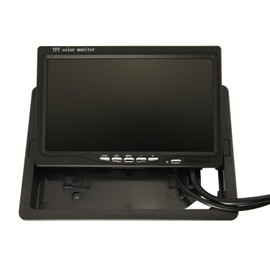 BW (800 * 480 350:1 Contrast Ratio) 7 Inch TFT Color LCD Car monitor Supporting 1024 * 768 1280 * 1024 Input Source for Back up Camera