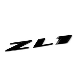 Yoaoo 1x OEM Black Zl1 Emblem Badge Letter Rear Side Zl1 Door Replacement for Camaro Ss Rs Matte