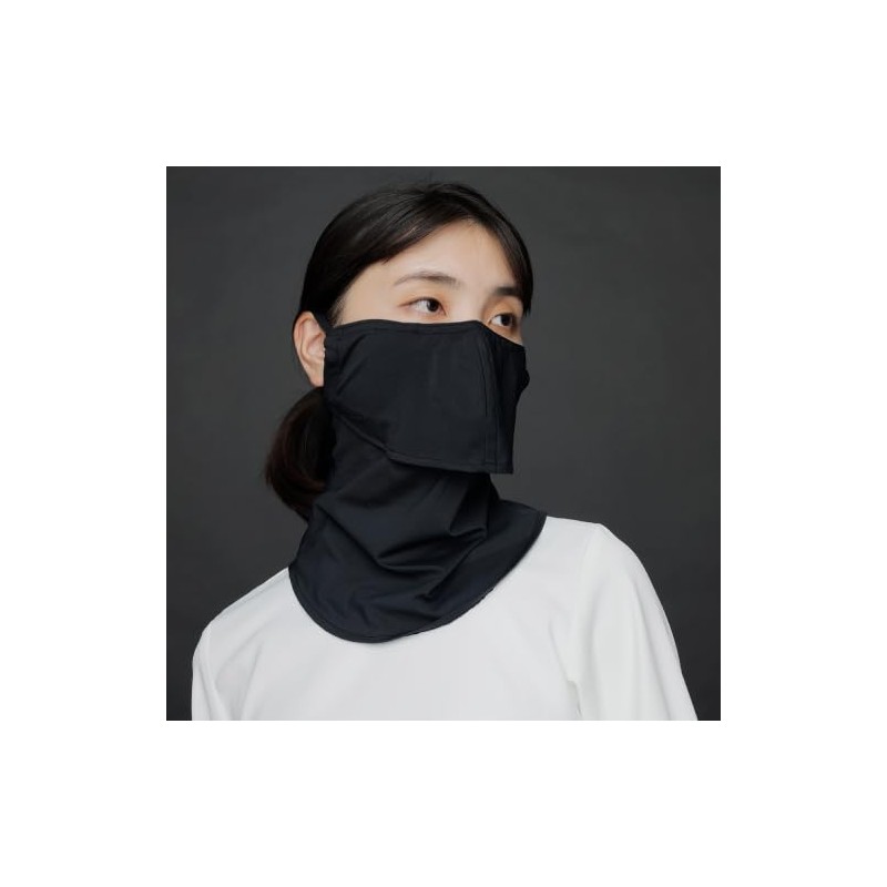 YAKeNU UV CUT MASK 99.9 Black Label Face Cover, Black