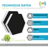 Basotect G+ Sound Absorber 3D Set < 6 Elements Diameter