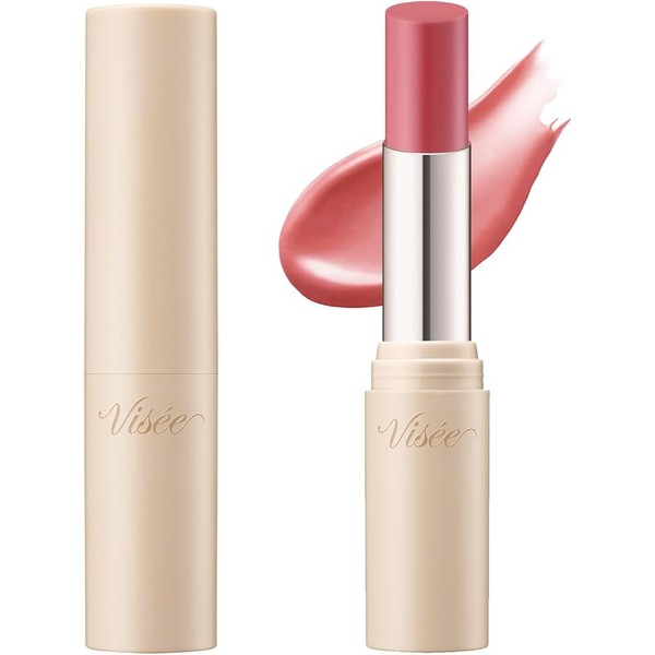 Visee Essence Plump Balm PK881 Mute Peach 3.3g – Glossy,